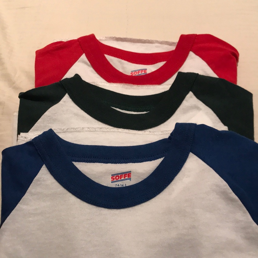 Soffe Baseball Tees